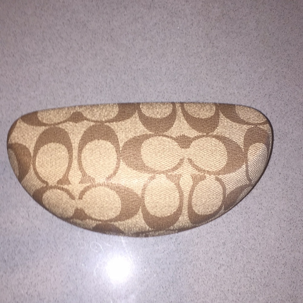 Authentic coach sunglasses case pen holder clutch